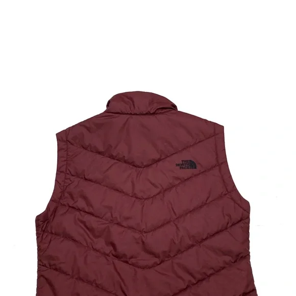 The North Face Women's Burgundy down vest - Picture 5 of 6
